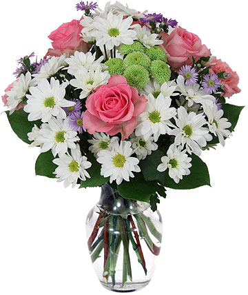Order Now Pink and White Flowers in Vase $ 61 AED 224